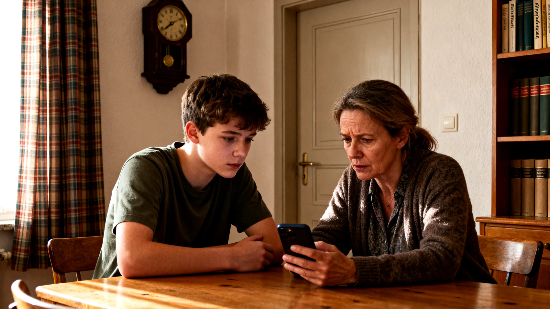 Die Eltern bemerken, dass ihre jugendlichen Kinder soziale Medien auf eine riskante und unkontrollierte Weise nutzen: Sie teilen persönliche Informationen mit Fremden, nehmen an gefährlichen Online-Trends teil und sind dem Risiko von Cybermobbing oder Manipulation durch unbekannte Personen ausgesetzt. Die Eltern fühlen sich hilflos und wissen nicht, wie sie eingreifen sollen, ohne das Vertrauen ihrer Kinder zu verlieren oder heftige Konflikte auszulösen."