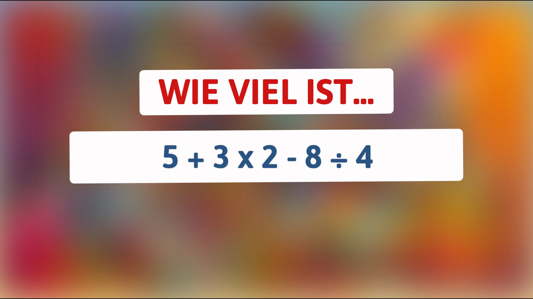 Kannst du das Rätsel lösen, das selbst Mathe-Genies ins Grübeln bringt? Finde heraus, ob du zur Elite gehörst!"