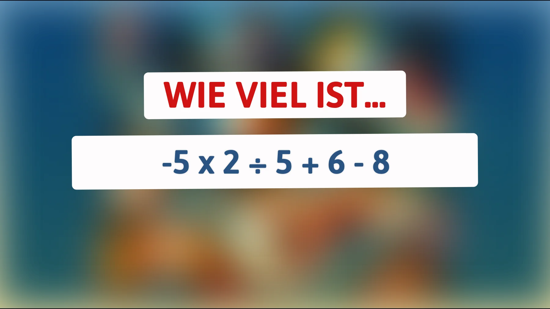 Nur 2 % der Menschen können dieses mathematische Rätsel lösen – gehörst du dazu?"