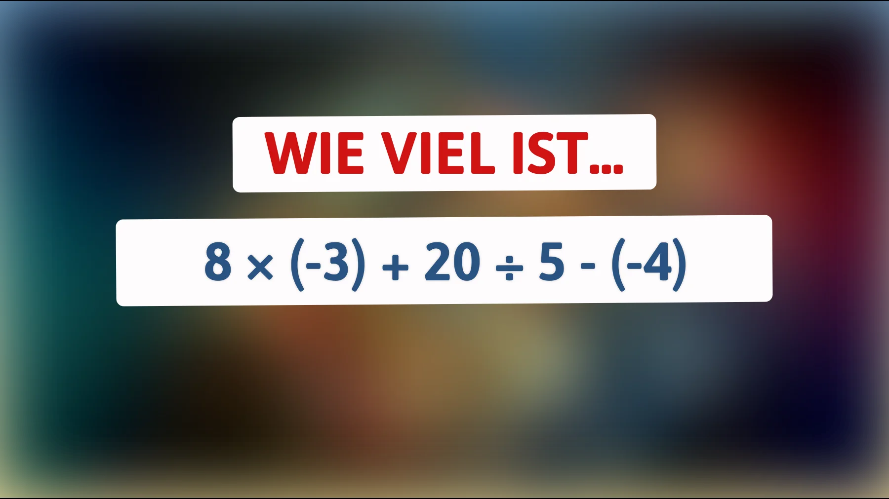 Schaffst du dieses simple Mathe-Rätsel, an dem selbst Kluge scheitern?"