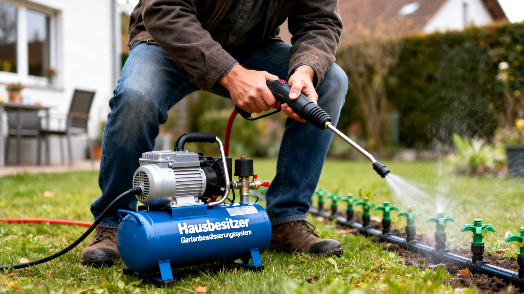 Automatischer Rasensprenger"