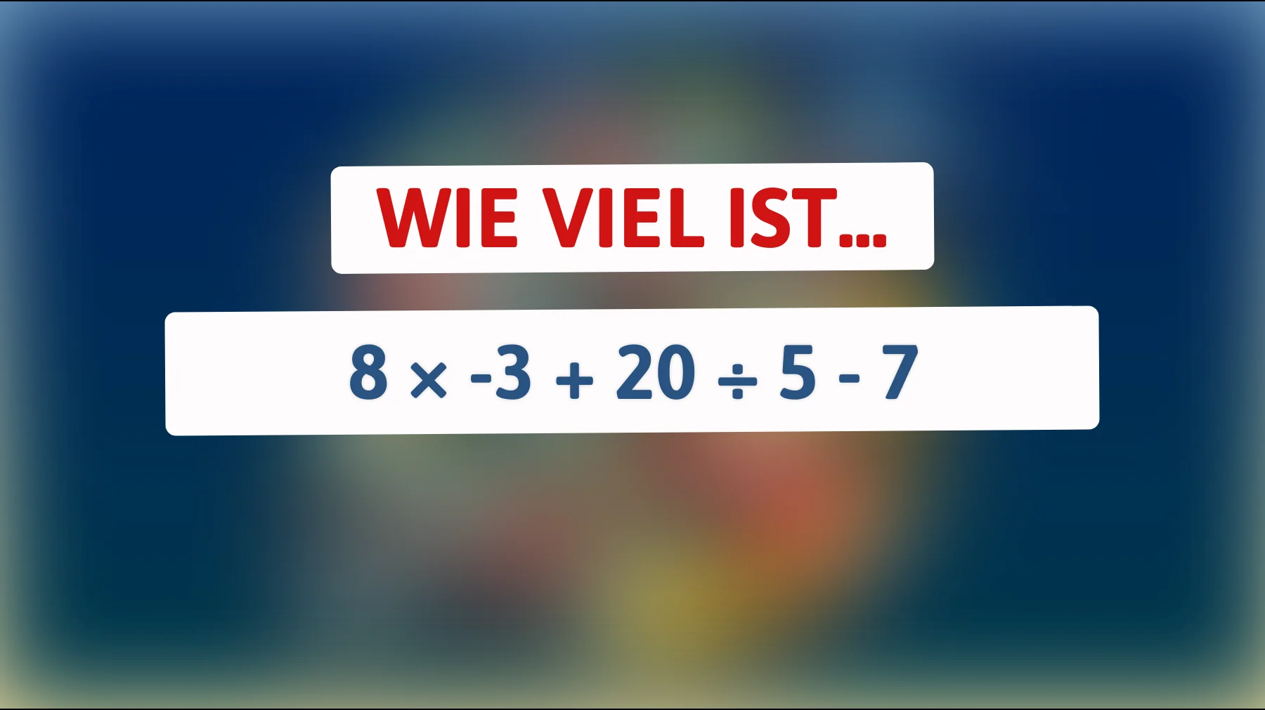 Die meisten liegen falsch: kannst du dieses einfache rätsel wirklich richtig lösen?"