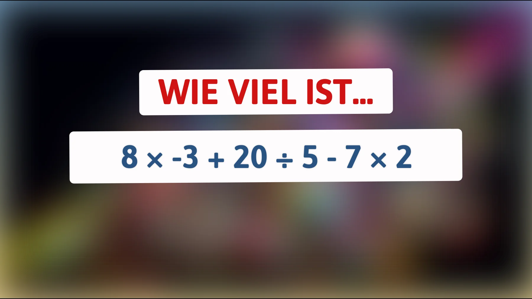 Dieses einfache Mathe-Rätsel lässt 90 % scheitern – gehörst du zu den wenigen, die es lösen können?"