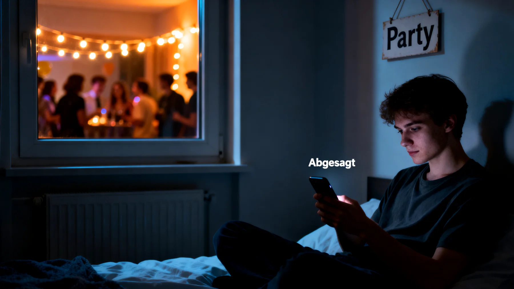 Die Eltern beobachten, dass ihr junger Erwachsener (18-25 Jahre) zunehmend soziale Kontakte meidet, Einladungen von Gleichaltrigen ablehnt und sich immer mehr in die Isolation zurückzieht. Trotz äußerlicher Selbstständigkeit wirkt er/sie in Gruppensituationen blockiert und gehemmt, was die Eltern besorgt und hilflos macht."