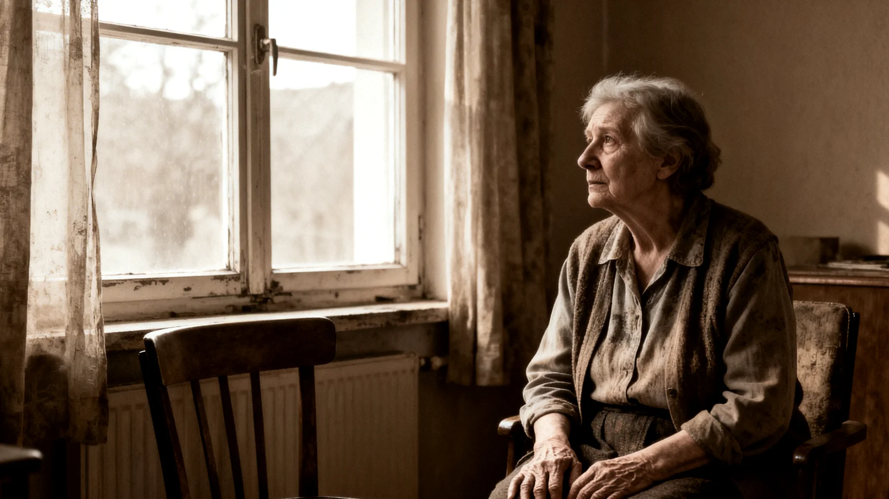 Die Großmutter fühlt sich von ihren erwachsenen Enkeln zunehmend vernachlässigt und vermisst bedeutungsvolle gemeinsame Momente. Trotz ihrer Bemühungen, Kontakt herzustellen, scheinen die jungen Erwachsenen wenig Zeit oder Interesse zu haben, echte Qualitätszeit mit ihr zu verbringen – sei es durch Besuche, gemeinsame Mahlzeiten oder einfache Gespräche. Die Großmutter leidet still unter dem Gefühl, nicht mehr gebraucht oder geschätzt zu werden."