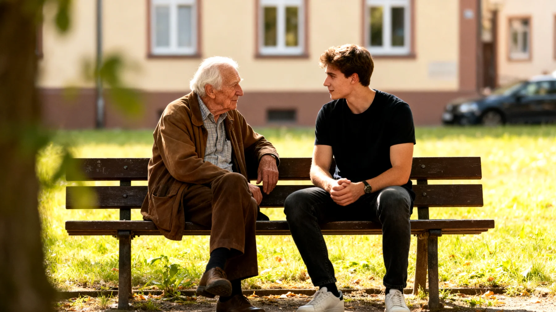 Der Großvater beobachtet mit wachsender Sorge, dass sein erwachsener Enkel (zwischen 18 und 25 Jahren) ein tiefes Gefühl der Unzulänglichkeit und ein geringes Selbstwertgefühl entwickelt hat. Der junge Erwachsene zweifelt ständig an seinen eigenen Fähigkeiten, vergleicht sich negativ mit Gleichaltrigen und scheint unfähig, seine eigenen Stärken und Leistungen anzuerkennen. Der Großvater, der eine enge emotionale Bindung zu seinem Enkel hat, weiß nicht, wie er ihn unterstützen soll, ohne aufdringlich zu wirken oder die Situation zu verschlimmern."