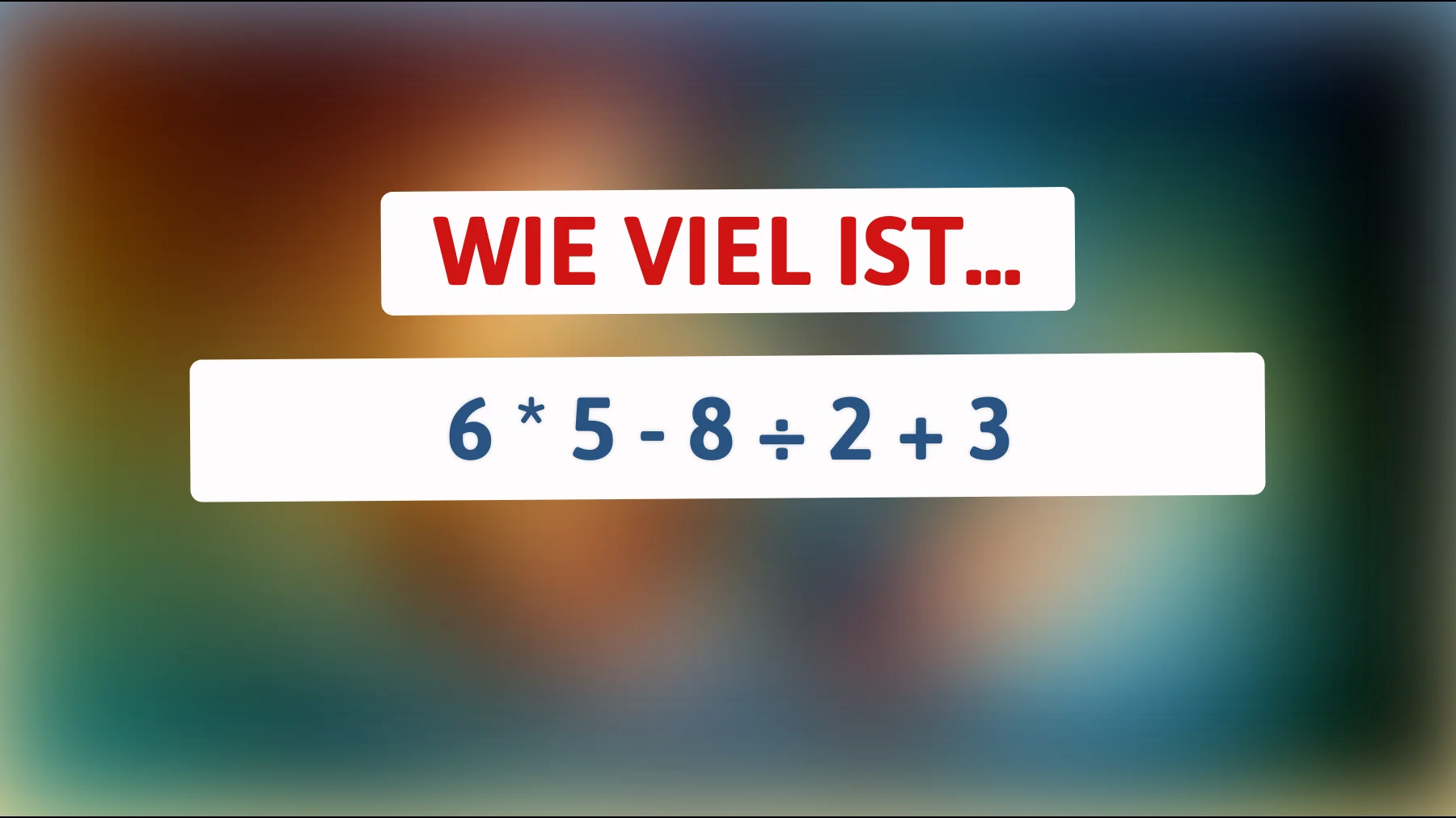 Nur 1 von 100 löst dieses einfache Rechenrätsel richtig – gehörst du dazu?"