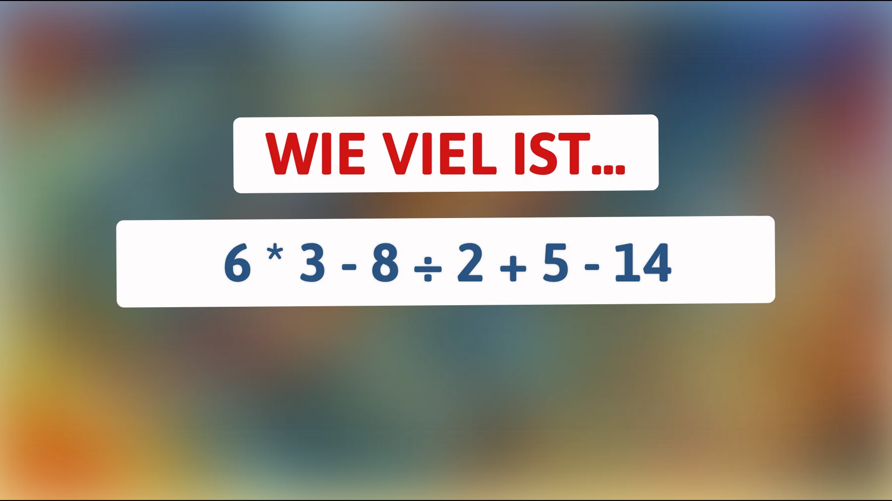 Nur 1 von 10 löst diese einfache Rechnung richtig – schaffst du es?"