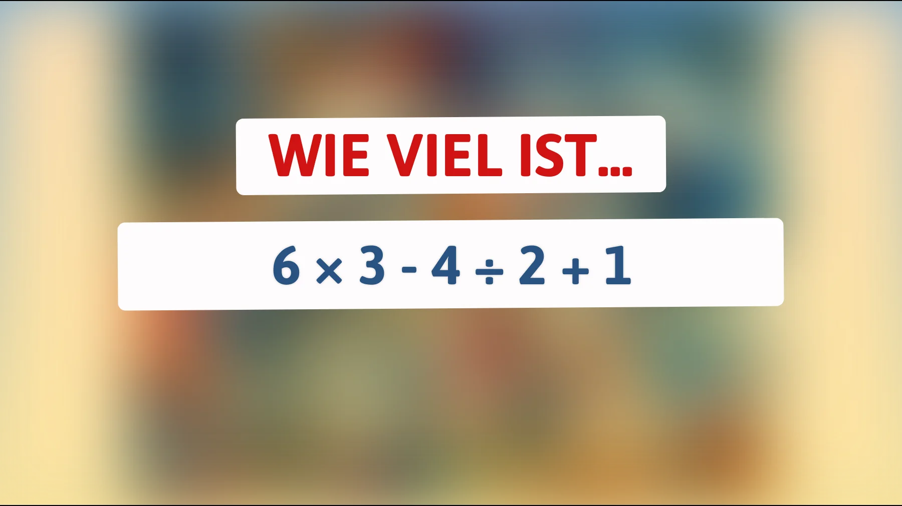 Nur 1 von 10 schafft dieses einfache Rätsel – gehörst du zu den Genies?"