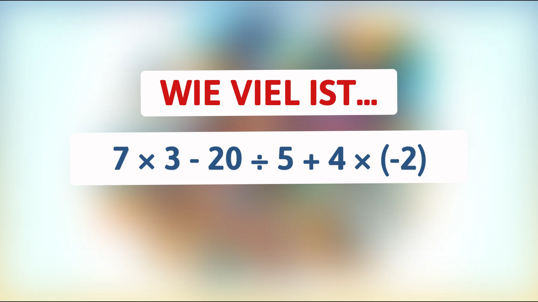 Nur echte Denker knacken das: Schaffst du diese einfache Rechnung ohne Fehler?"