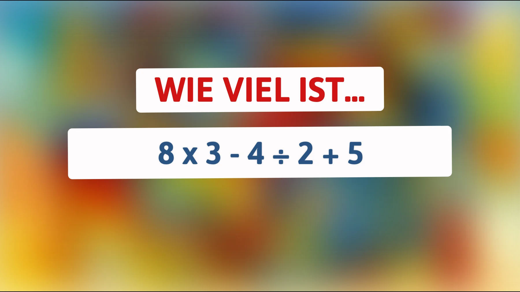 Nur für echte Genies: Schaffst du diese einfache Rechnung ohne Fehler?"