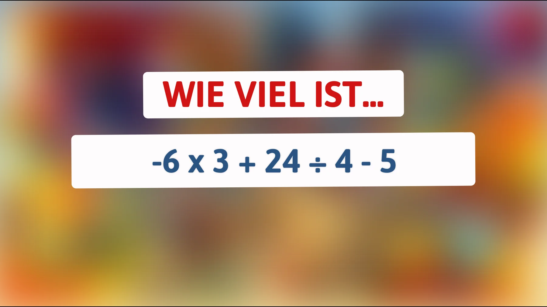 Schaffst du diese einfache Rechnung ohne Fehler? 9 von 10 scheitern kläglich!"
