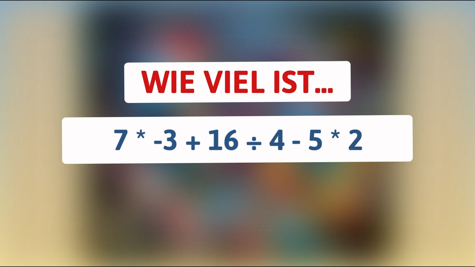 Schaffst du dieses einfache Denk-Rätsel ohne Fehler? Die meisten liegen falsch!"