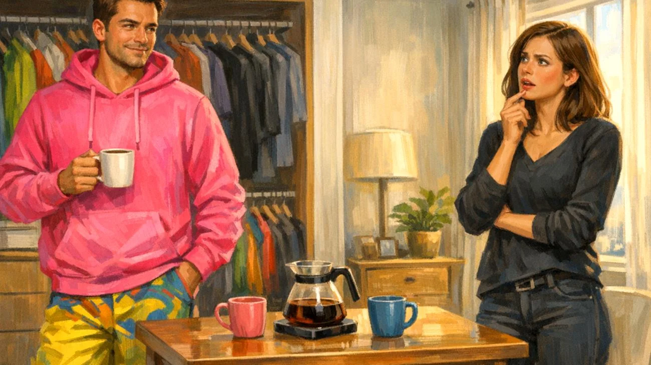 Was bedeutet es, wenn dein Partner plötzlich seine Kleidungsfarben ändert, laut Psychologie?2026-04-08T06:48:57.911Z"