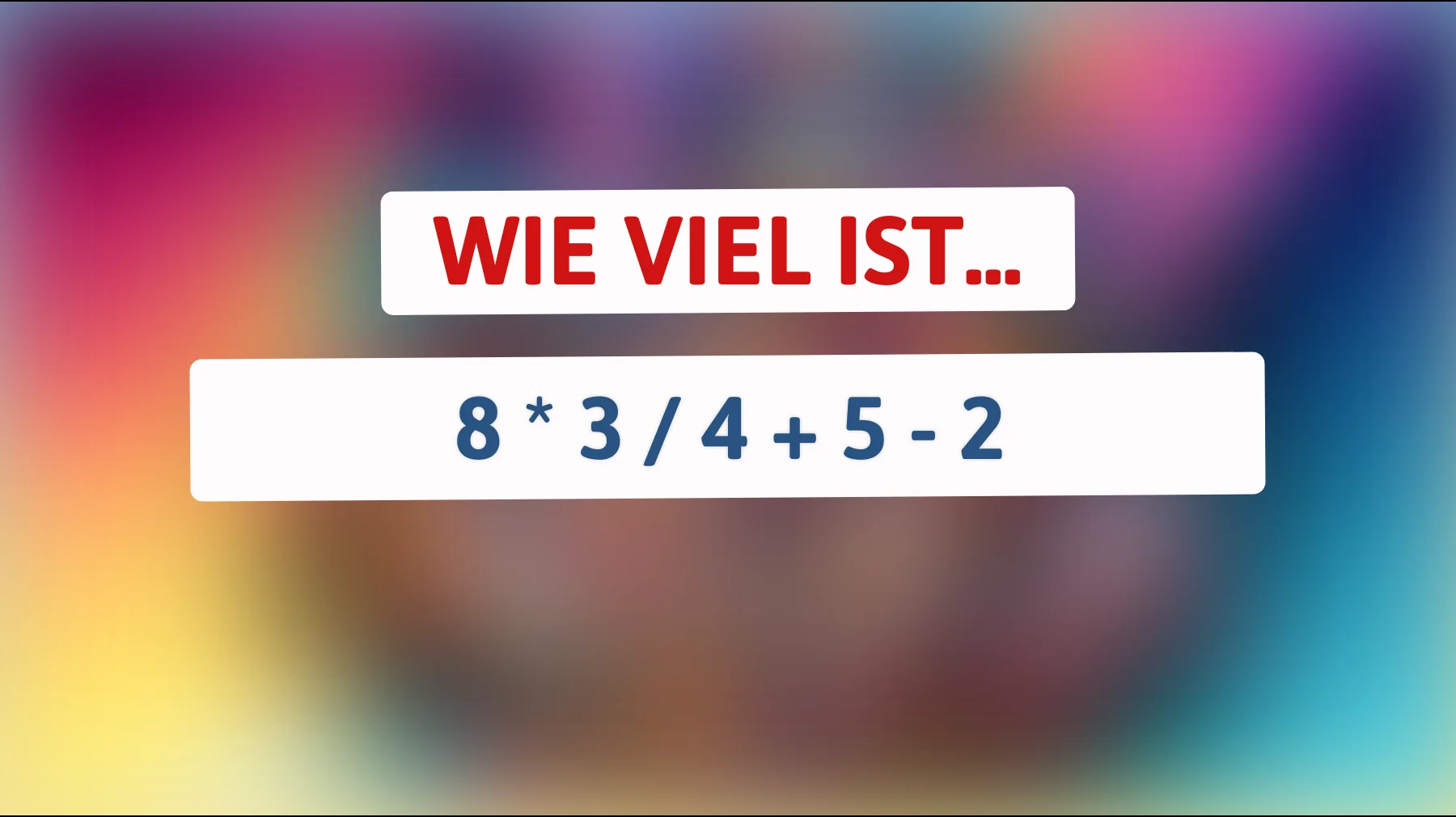 schaffst du das ohne fehler? nur schlaue knacken dieses einfache rechenrätsel richtig"